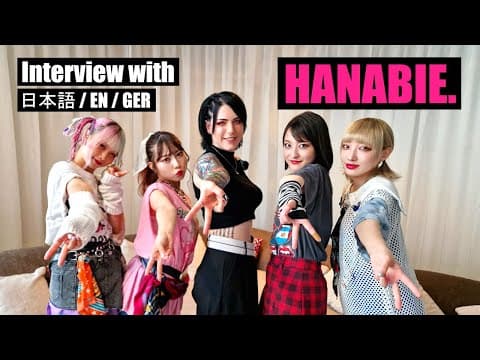 YouTube thumbnail for A recent interview with Hanabie (2w ago)