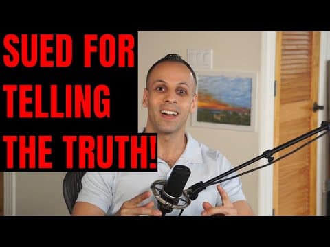 YouTube thumbnail for DCS sues Small YouTuber for accurate product review showing battery issues & misleading warranty