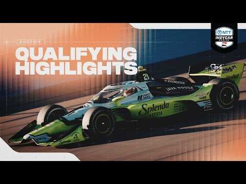 YouTube thumbnail for Qualifying Highlights | 2026 INDYCAR at Phoenix