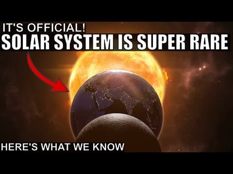 YouTube thumbnail for Turns Out, Solar System Is The Rarest Planetary System Out There
