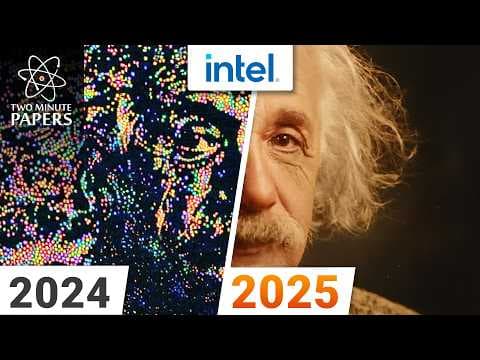YouTube thumbnail for Interesting Intel tech for rendering graphics