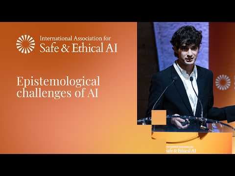 YouTube thumbnail for Epistemological challenges of AI