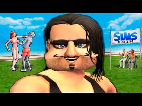 YouTube thumbnail for I Took Wrestling Way Too Far in The Sims