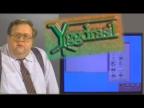 YouTube thumbnail for Installing Yggdrasil Linux - a 1995 Vintage Retro Linux installation VHS (Lost Media)