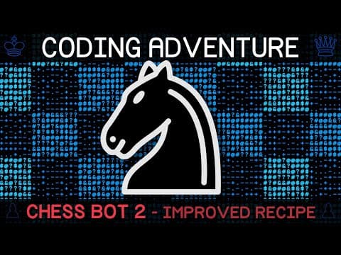 YouTube thumbnail for Coding Adventure: Making a Stronger Chess Engine (Youtube, 1:01:00)