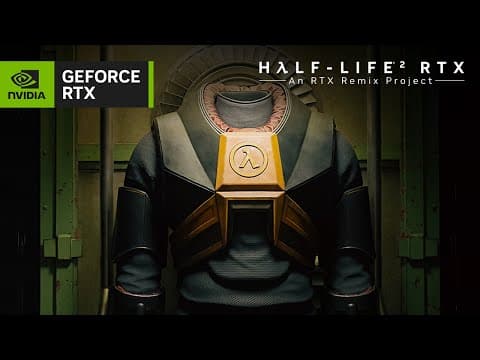 YouTube thumbnail for Half-Life 2 RTX, An RTX Remix Community Project - Announcement Trailer