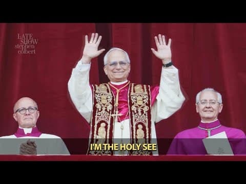 YouTube thumbnail for They Not Pious: Late Show with Colbert