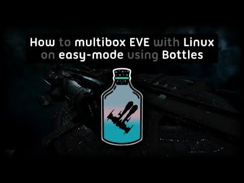 YouTube thumbnail for [OC] I had issues "multiboxing" in EVE Online on Linux, but figured out a super easy way to make it work (even with my room-temperature IQ)