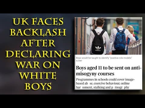 YouTube thumbnail for They're blaming and reprograming young men, but those men will hate them for it