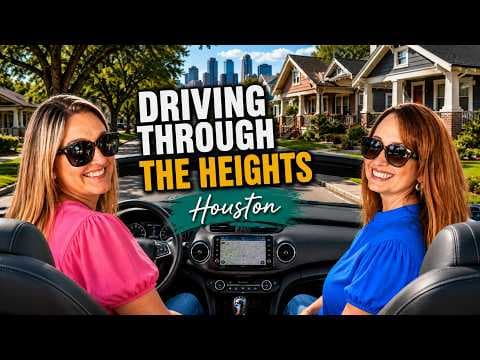 YouTube thumbnail for Driving Through The Heights, Houston — Homes, Streets & Neighborhood Tour