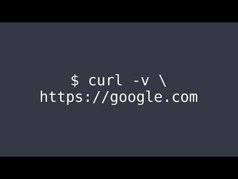 YouTube thumbnail for curl -v https://google.com