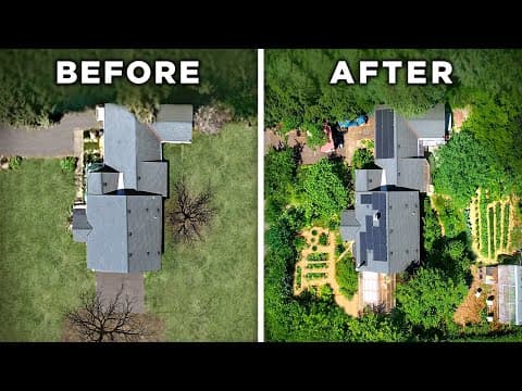 YouTube thumbnail for How I Turned My Yard Into a Food Paradise | Andrew Millison