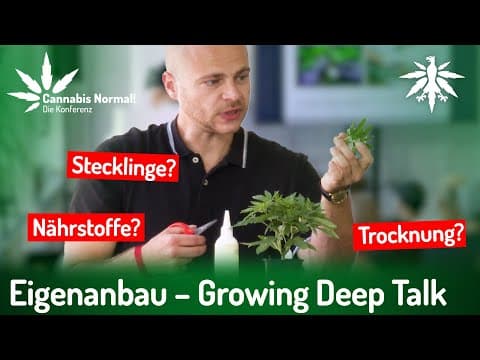 YouTube thumbnail for CaNoKo24: Eigenanbau – Growing Deep Talk