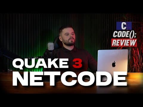 YouTube thumbnail for Why 1999 Quake 3 Netcode Belongs in Every CS Degree