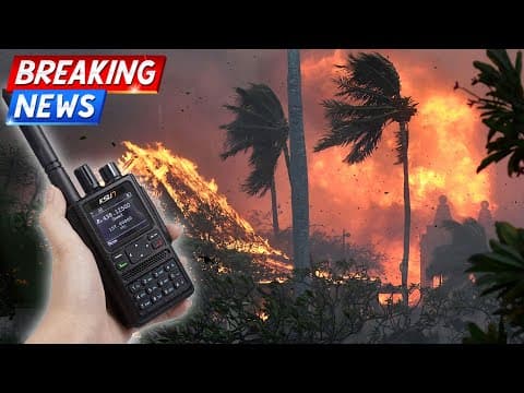YouTube thumbnail for Maui Fires Prove the NEED for Ham Radio