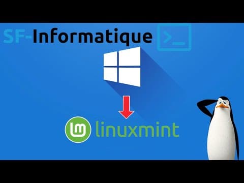 YouTube thumbnail for Migration de Windows 10 ou 11 vers Linux Mint simplement.
