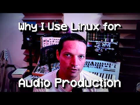 YouTube thumbnail for Reason for audio production on Linux and software suggestions