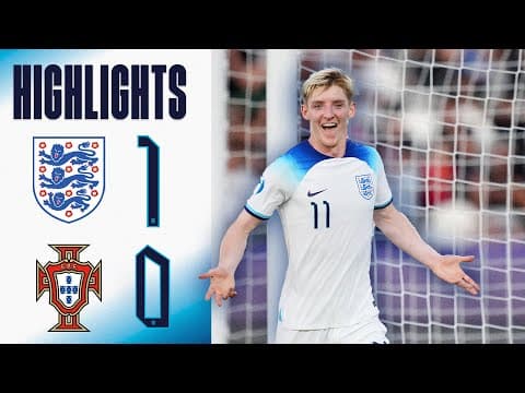 YouTube thumbnail for Gordon sends England U21s through to the semi-finals!