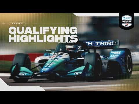 YouTube thumbnail for Qualifying Highlights | 2026 INDYCAR at Alabama
