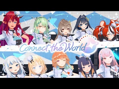 YouTube thumbnail for HoloEN song featuring all current members releasing tomorrow!