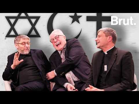 YouTube thumbnail for [Brut] Catholique, juif, musulman : quand trois représentants religieux se rencontrent…