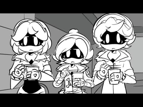YouTube thumbnail for *Kpop Demon Hunters* "How It's Done" in the style of *Murder Drones*' finale battle