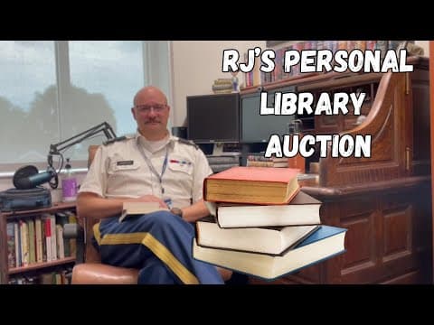 YouTube thumbnail for RJ's Personal Library Auction