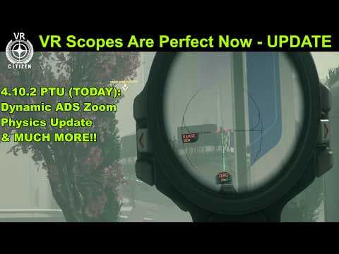 YouTube thumbnail for VR Scopes Are Perfect Now - 4.10.2 PTU (TODAY) | 4k@60fps Pimax Dream Air