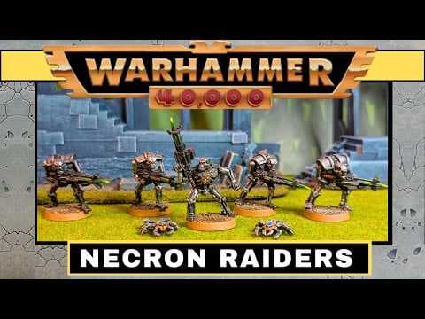 YouTube thumbnail for 'The Original Necrons from 1998' - Miniscape