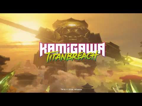 YouTube thumbnail for Kamigawa: Titanbreach Announce Trailer | Magic: The Gathering 2027