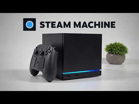 YouTube thumbnail for ETA Prime : Steam Machine Hands-On First Look! :: Also Price Reveal and Order Waitlist Open!