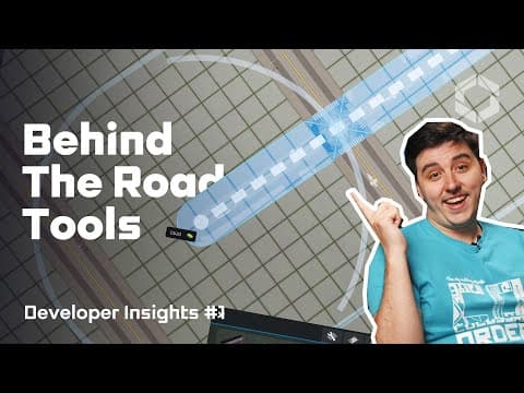 YouTube thumbnail for Behind The Road Tools | Developer Insights #1 | Cities: Skylines II