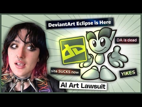 YouTube thumbnail for The Rise and Fall of DeviantArt