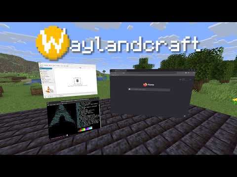 YouTube thumbnail for Wayland Compositor in Minecraft