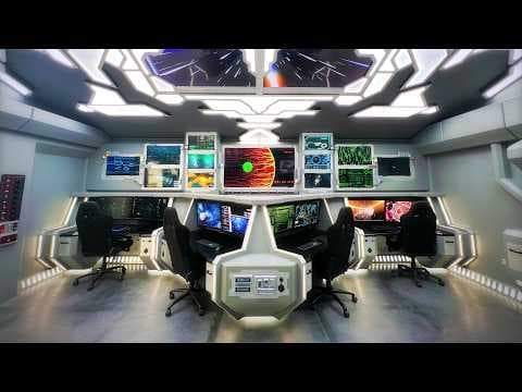 YouTube thumbnail for I Built an Office from the Future