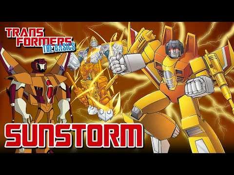 YouTube thumbnail for TRANSFORMERS: THE BASICS on SUNSTORM