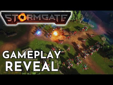 YouTube thumbnail for Stormgate Gameplay Reveal (Pre-Alpha) - PC Gaming Show 2023