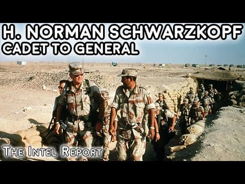 YouTube thumbnail for General Norman Schwarzkopf - Cadet to Desert Storm Commander (Youtube, 14:31)