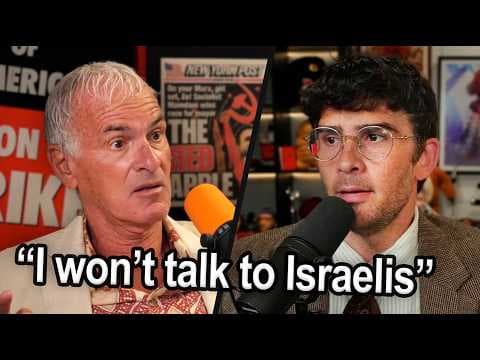 YouTube thumbnail for Norm Finkelstein on his new book, Gaza, and more