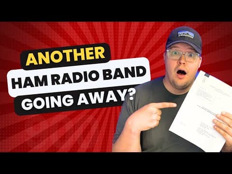 YouTube thumbnail for 900 spectrum might be taken away. Meshtastic would be affected