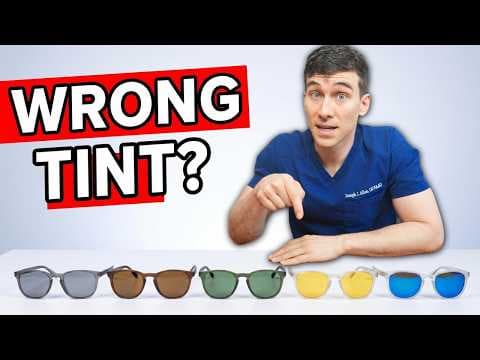 YouTube thumbnail for Which Sunglasses Color Is Best? (Most People Get This Wrong)