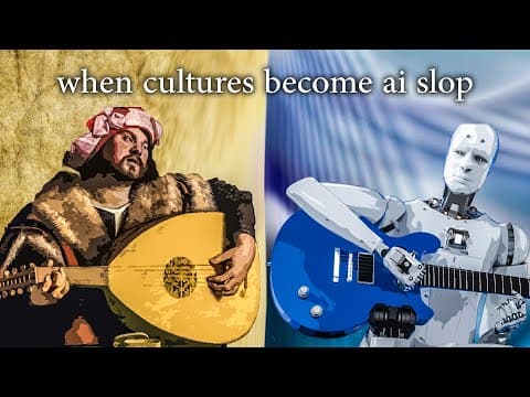 YouTube thumbnail for AI Songs Are Pretending to Be Authentic Historical Music