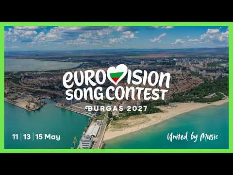 YouTube thumbnail for Burgas 2027 - Host City Reveal - Eurovision Song Contest 2027 | #Eurovision2027