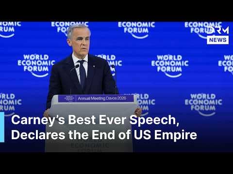 YouTube thumbnail for Canada PM's Speech at the WEF