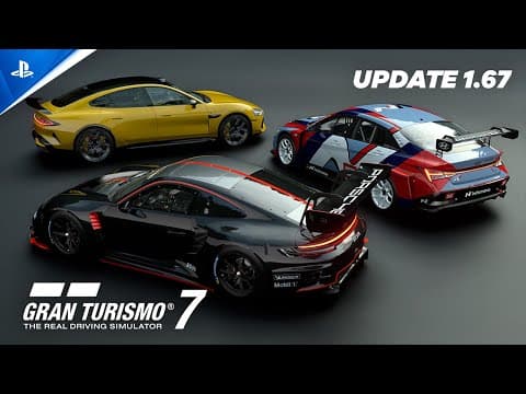 YouTube thumbnail for Gran Turismo 7 - Update 1.67 January