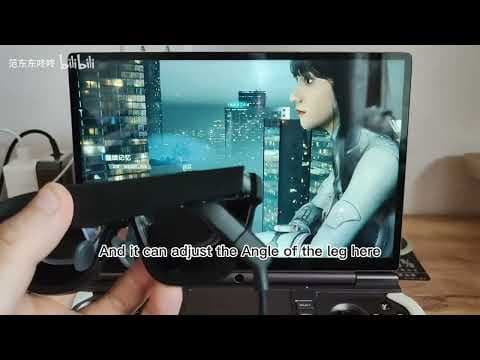 YouTube thumbnail for Motion Assistant + AR glass gyro = GPD Win head tracking