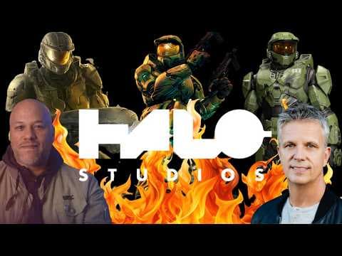 YouTube thumbnail for RebsGaming reports that Halo Studios was in the early planning phase of a Halo 2 remake, 3 remake, a First Strike game adaptation, and Halo 7 when they were shutdown, according to an inside source