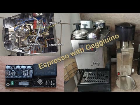 YouTube thumbnail for Finally converted a gaggia classic by building a gaggiuino controller