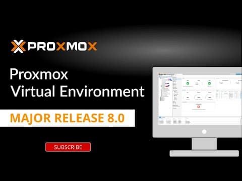 YouTube thumbnail for What's new in Proxmox Virtual Environment 8.0