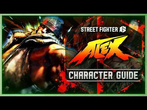 YouTube thumbnail for Alex Character Guide - SF6